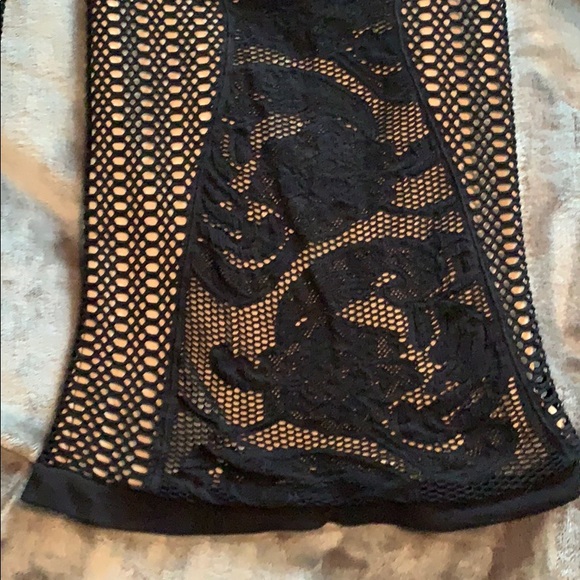 Bebe lace, fitted, long-sleeve shirt - Picture 4 of 6